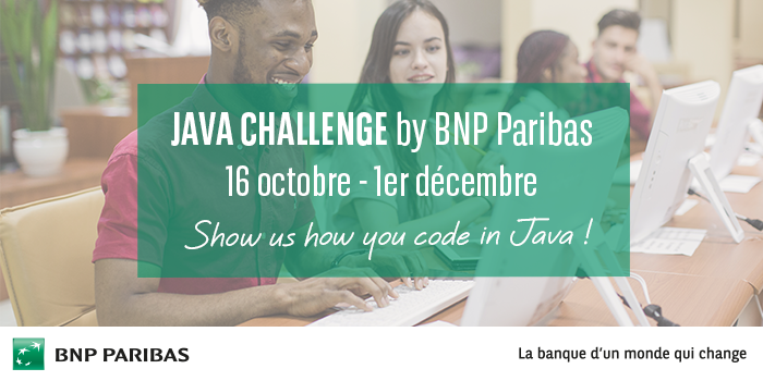 Banner Java Challenge by BNP Paribas
